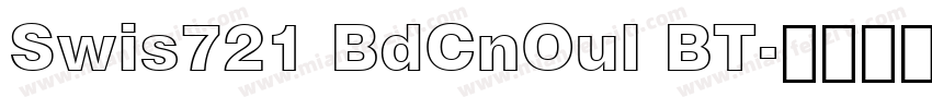 Swis721 BdCnOul BT字体转换